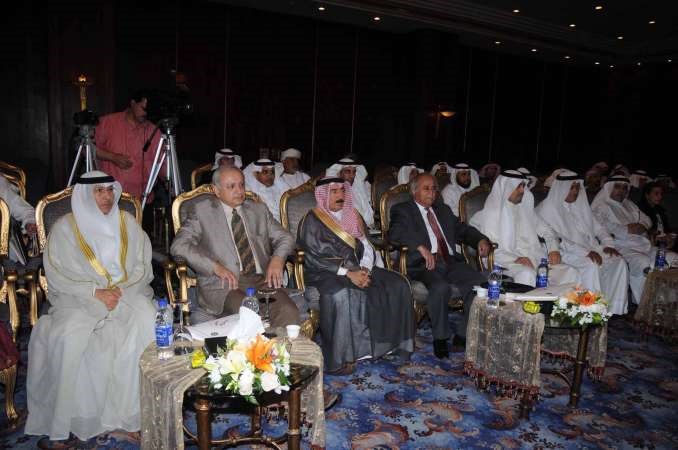 دبدر العيسى ودعبداللطيف البدر ودعبدالله الهاشم في مقدمة الحضور