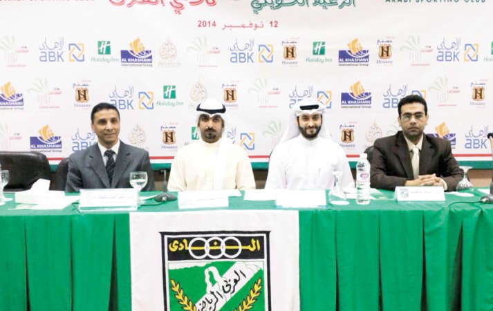 عثمان توفيقي وعلي السماك خلال المؤتمر الصحافي 