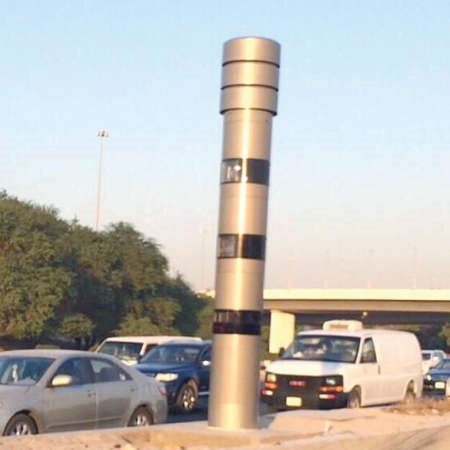 كاميرات جديدةللسرعة على طريقي الدائريين الخامس والسادس﻿