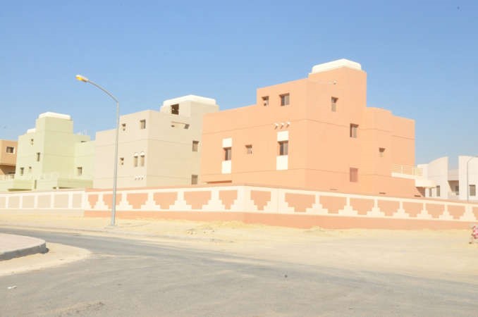 جانب من منشات مدينة صباح الاحمد السكنية ﻿