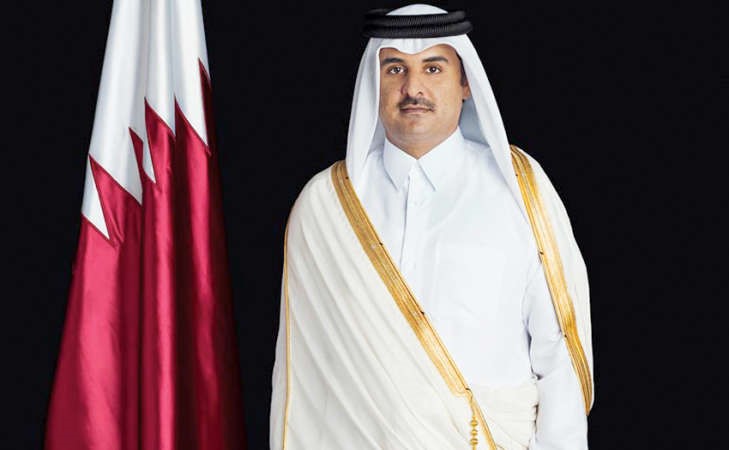 امير دولة قطر الشيخ تميم بن حمد ال ثاني	قنا﻿