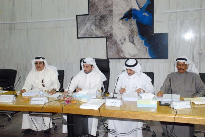 مشاري المطوطح خلال ترؤسه اجتماع لجنة الجهراء﻿