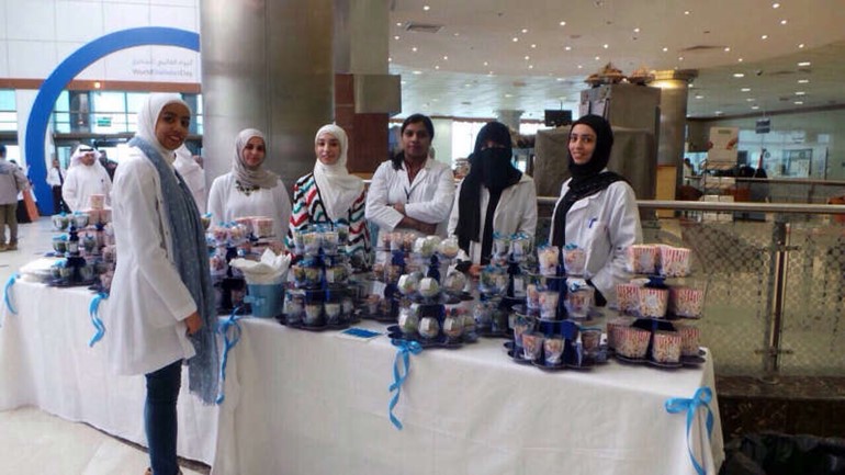 جانب من الاحتفال بيوم السكر العالمي