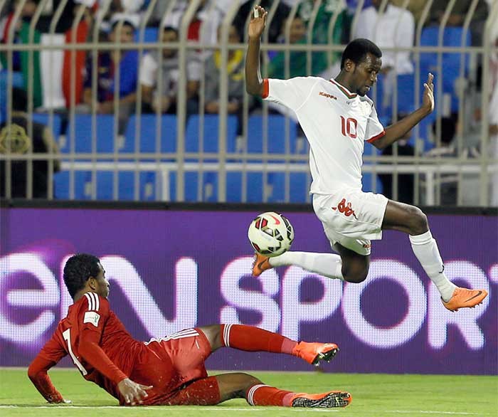 مباراة عمان والإمارات