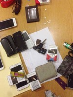  حبوب ضبطت مع السوريين الثلاثة 