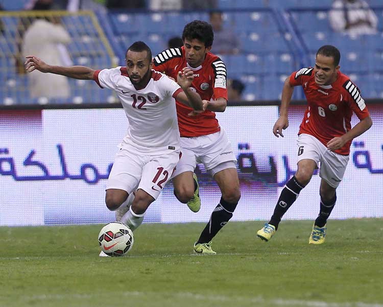 مباراة قطر واليمن