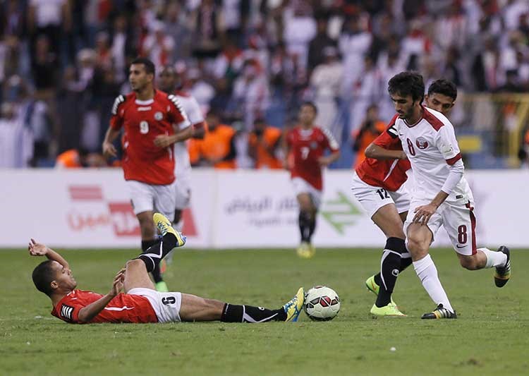 مباراة قطر واليمن