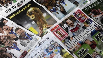 الصحافة الألمانية تواصل السخرية من برازيل المونديال