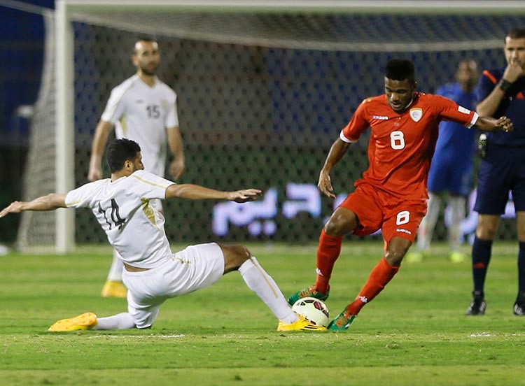 مباراة عمان والعراق