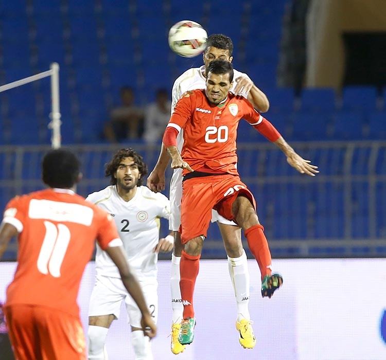 مباراة عمان والعراق