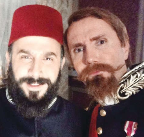 سمعان وقصي خولي في مسلسل سرايا عابدين