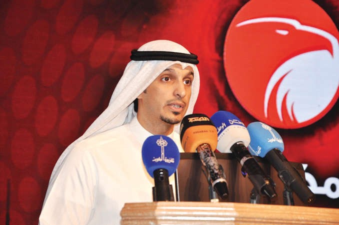 عبدالرحمن المطيري يلقي كلمته