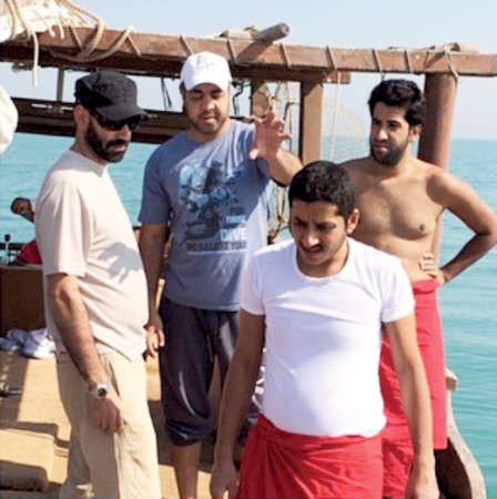 عبدالعزيز الصايغ مع الفريق الايطالي في البحر