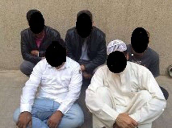 افراد التشكيل العصابي احيلوا الى النيابة