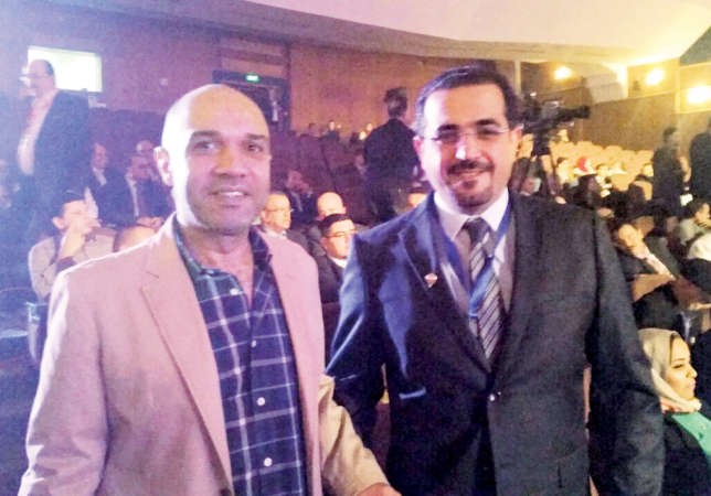 سعد الفندي وبدر الطراروةوفد الاذاعة