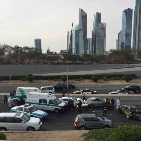 من حادث الدائري الاول﻿