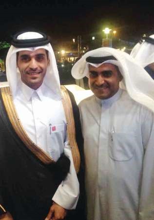  فيصل الانصاري مرحبا بالشيخ محمد بن عبدالله ال ثاني