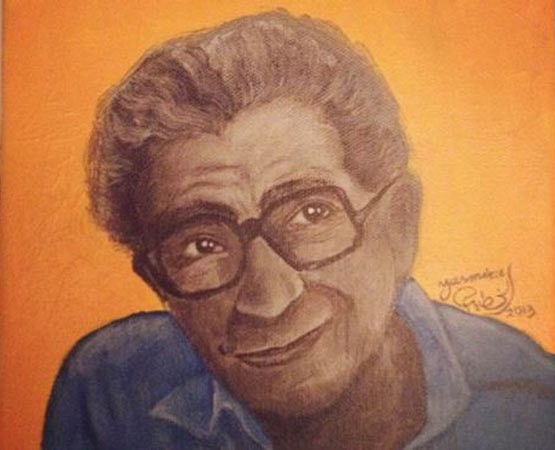 يوسف شاهين بريشة ياسمين الخطيب