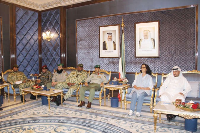 الشيخة امثال الاحمد خلال اللقاء 