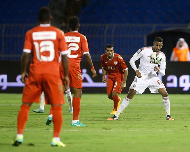مباراة  عمان والإمارات