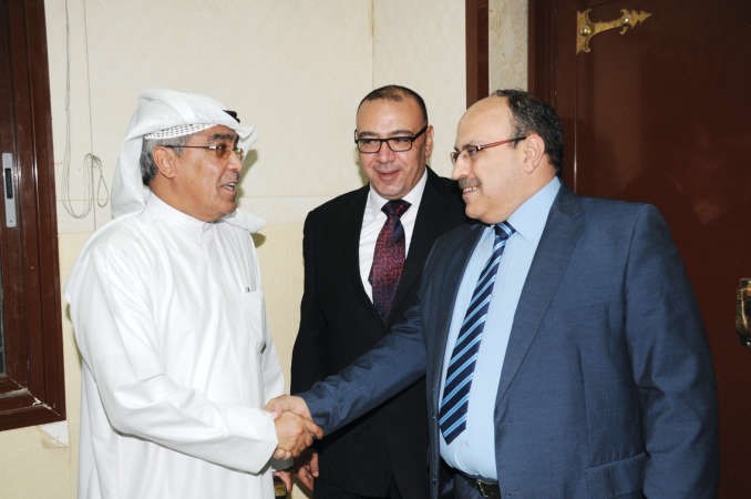 حديث باسم بين الزميلين عدنان الراشد ومحمد يسري
﻿