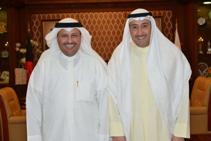 الشيخ فيصل الحمود مع طلال الجلال ﻿