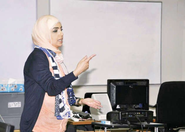 وخلال احد انشطتها الاعلامية﻿