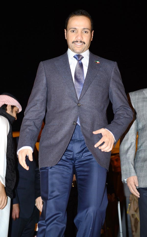 رئيس مجلس الامة مرزوق الغانم لدى عودته الى البلاد