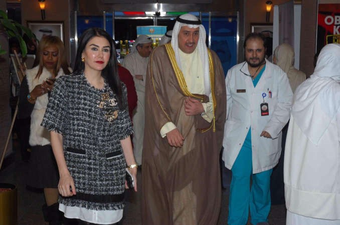 الشيخ فيصل الحمود ودافراح الصراف في المعرض 	 هاني عبدالله﻿
