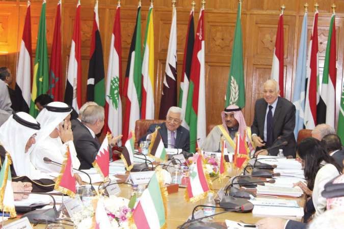 الشيخ صباح الخالد خلال اجتماع مجلس جامعة الدول العربية على المستوى الوزاري 