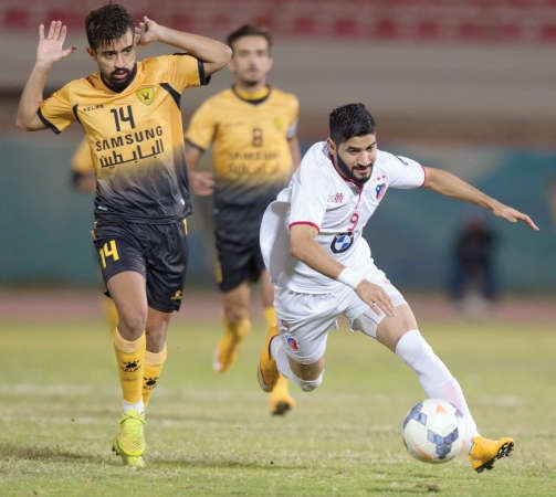 عبدالهادي خميس ارهق دفاعات القادسية وسجل هدف المباراة الوحيد	الازرق كوم﻿