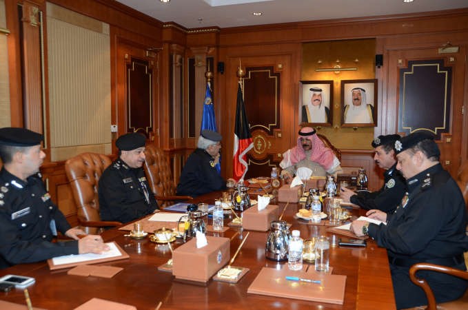 الشيخ محمد الخالد مترئسا اجتماع وكلاء الداخلية بحضور وكيل الوزارة﻿