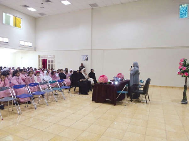 دامل جمال خلال الندوة التوعوية﻿