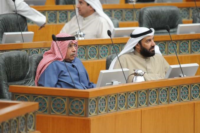 دعلي العمير والشيخ خالد الجراح﻿