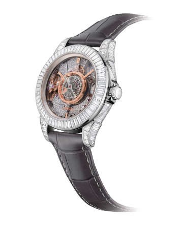 ساعة De Ville Central Tourbillon من أوميغا المرصعة بـ 459 ألماسة متوافرة بثلاث قطع فقط في بوتيكات أوميغا