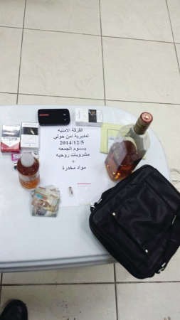 خمور ومخدرات ضبطت في حولي ﻿