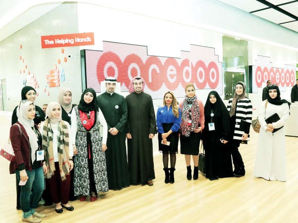 لقطة تذكارية في مقر Ooredoo
