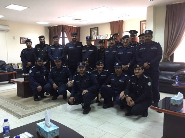 اللواء عبدالفتاح العلي نقل لضباط امن الجهراء شكر الوزير الشيخ محمد الخالد على جهودهم