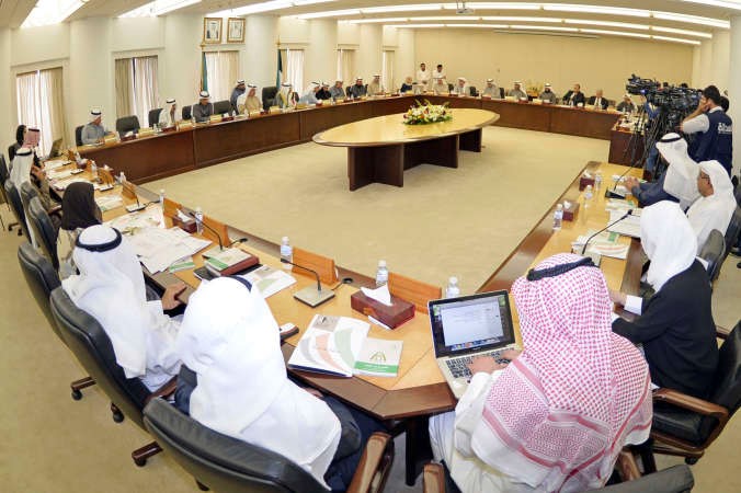 رئيس مجلس الامة مرزوق الغانم مترئسا افتتاح الاجتماع النيابيالحكومي المشترك لمناقشة تعديل قانون البلدية