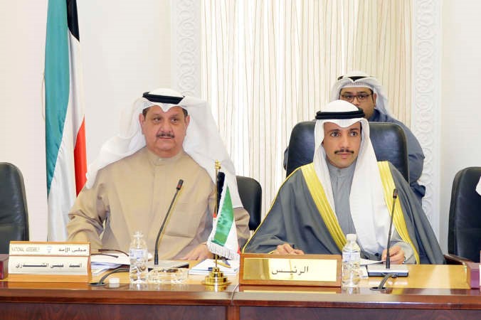 الغانم والكندري اثناء الاجتماع