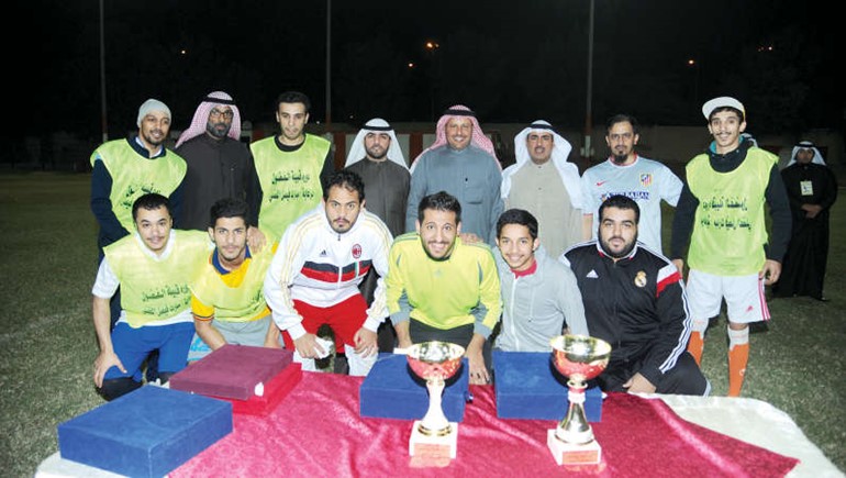 فرحة اللاعبين باللقب﻿