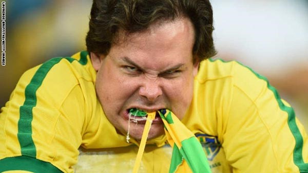 مشجع للمنتخب البرازيلي