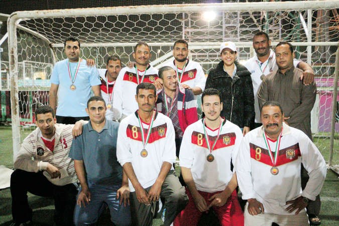 تكريم المركز الثالث 