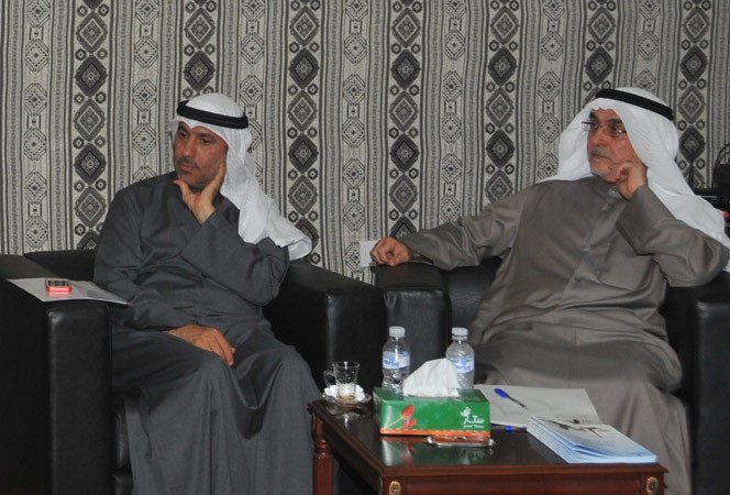 النائب احمد لاري وصلاح الغزالي خلال الحفل﻿