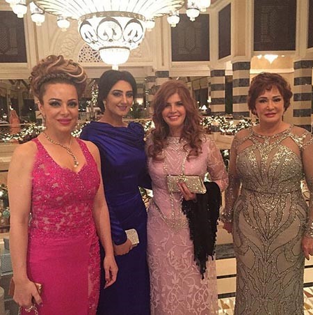 بالصور.. نحافة نور الشريف الشديدة بمهرجان دبي تجدد الحديث عن مرضه.. وميرفت امين تتحدى الزمن بفستان وردي
