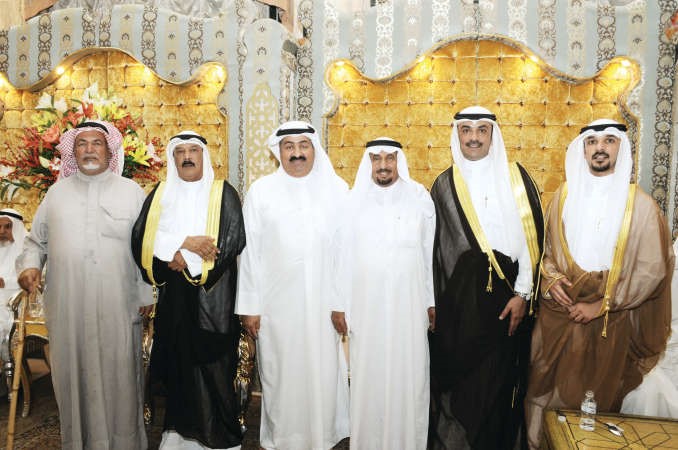 صالح النمران واحمد الوطري وطلق المرجي يباركون﻿