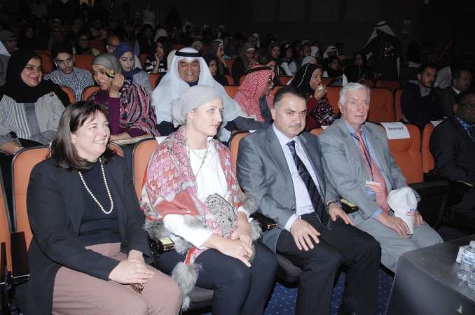 عدد من ممثلي السفارات المشاركة في الحفل﻿