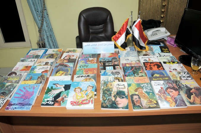 عدد من روايات الاديب الراحل نجيب محفوظ﻿
