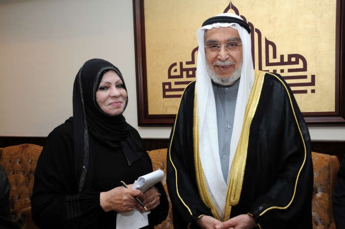 دخالد المذكور متحدثا الى الزميلة ليلى الشافعي﻿