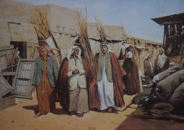لوحة العماير انتاج 1991﻿
